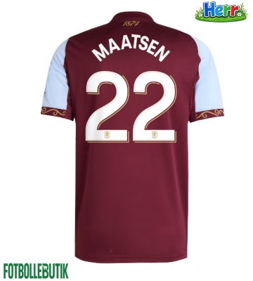 Aston Villa Ian Maatsen #22 Hemmatröja 2025-26 Kortärmad